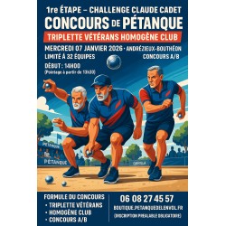 Challenge Claude Cadet Étape1