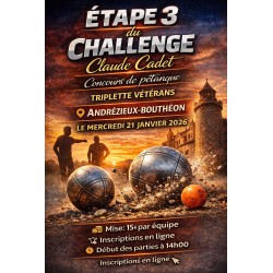 Challenge Claude Cadet Étape 3